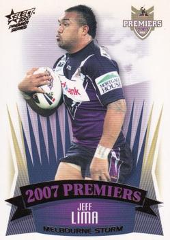 2007 Select Premiers Melbourne Storm #PC10 Jeff Lima Front